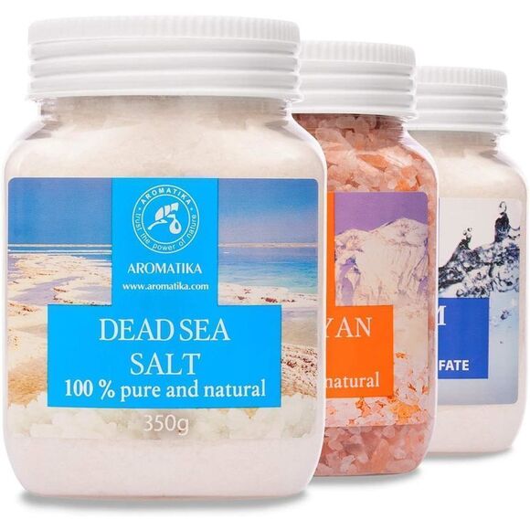 42 Oz Bath Salts - Epsom, Pink & Dead Sea Salt - 100% Pure & Natural - Sleep Ai